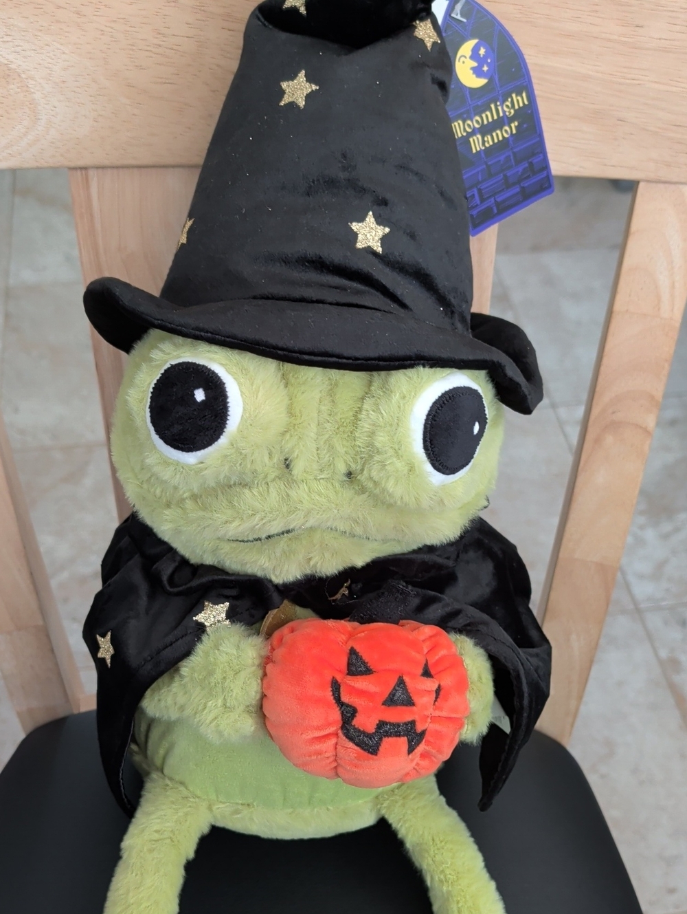 Moonlight Manor Wizard Frog Plush NWT